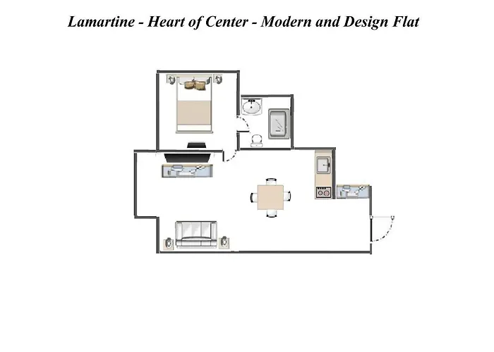 شقة Lamartine- Heart Of Center- Modern And Design Flat